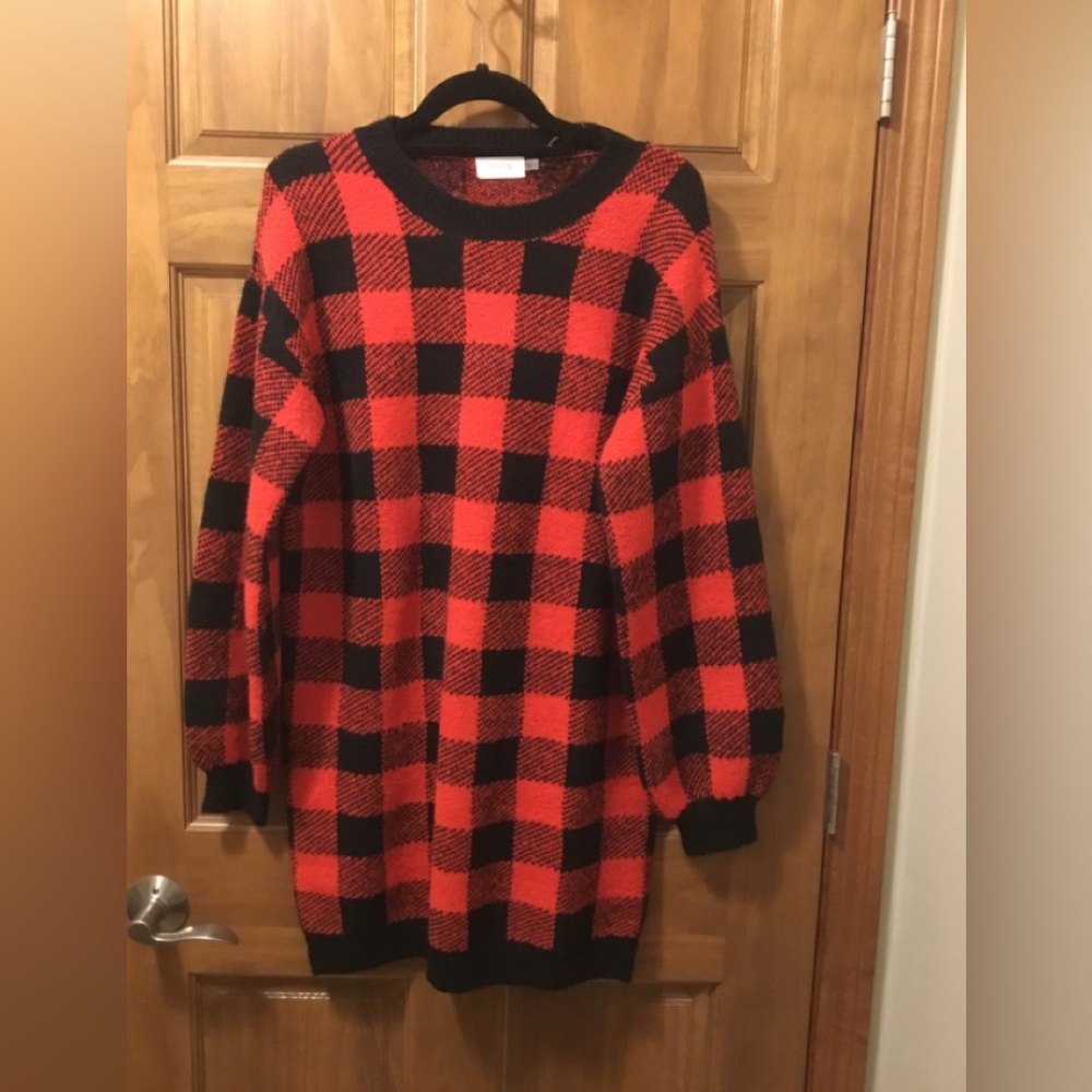 Women’s sweater dress.